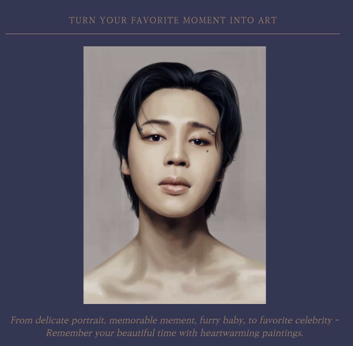 Custom Art- One and Only Hand-drawn Portrait