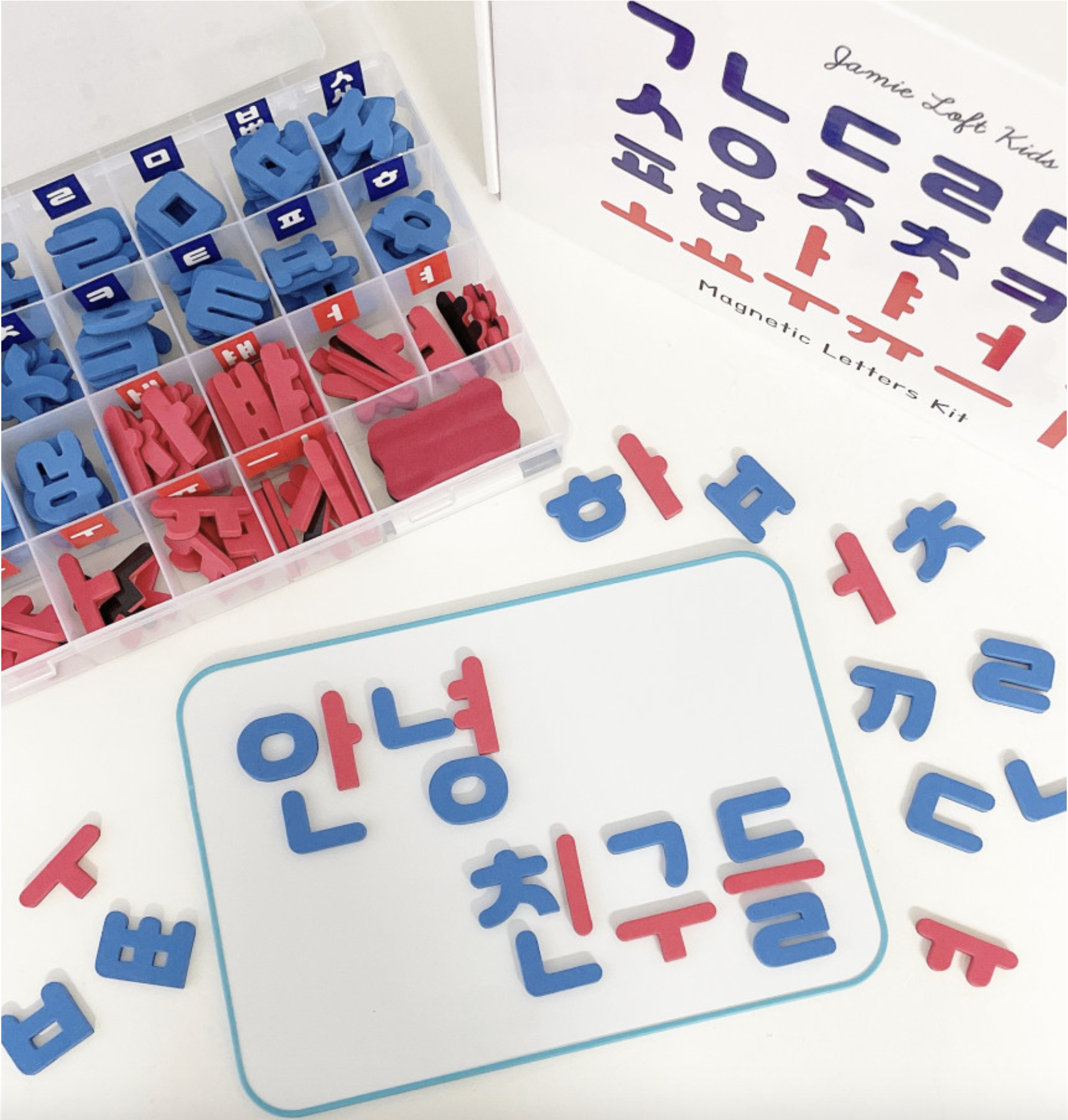 Magnetic Korean Letters Kit