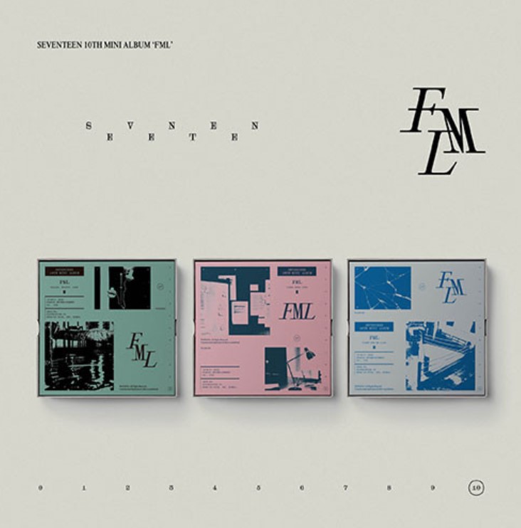 SEVENTEEN FML 10TH MINI ALBUM (Set of three)