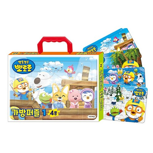 Pororo Puzzle Bag1 (4 Puzzles)